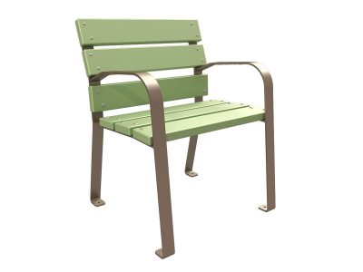 Banco ECO 0,65m Reciclado Accesible