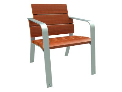 Banco Anillo Verde 0,65m Tropical Accesible