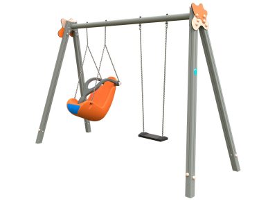 COL-13 - Columpio 2 asientos inclusión/plano