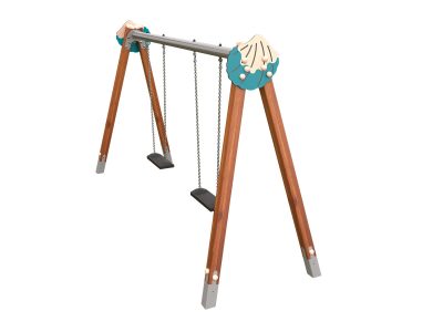 COL-02 - Columpio dos asientos planos - PQ