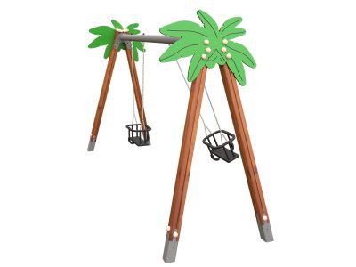 COL-03 - Columpio dos asientos seguridad