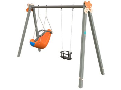 COL-14 - Columpio 2 asientos inclusión/cuco