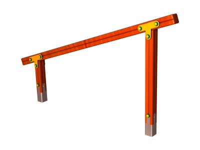 CDC-10 - Valla de salto inclinada