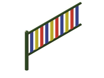 CVC-16 - Cerramiento metálico de colores