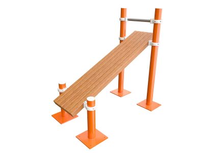 E-032-A - Banco de abdominales inclinado