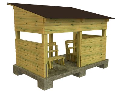 OAF-02 - Observatorio Avifauna 2.80x9.60m